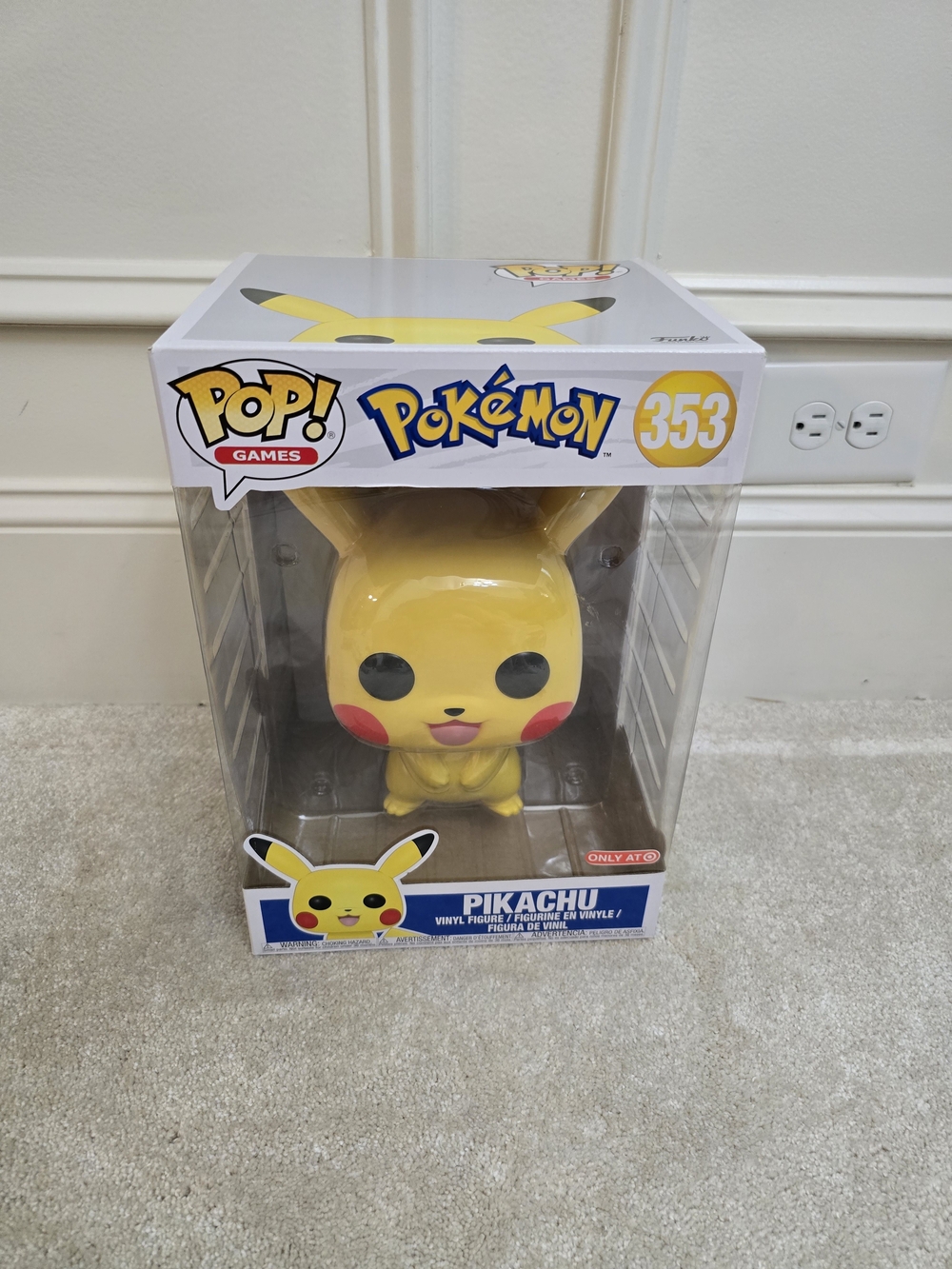Funko Pop! Pokémon Pikachu #353 - Yellow Vinyl Figure